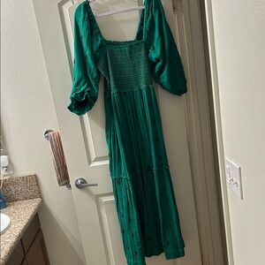 Free People Dahlia Embroidered Dress Size Xl